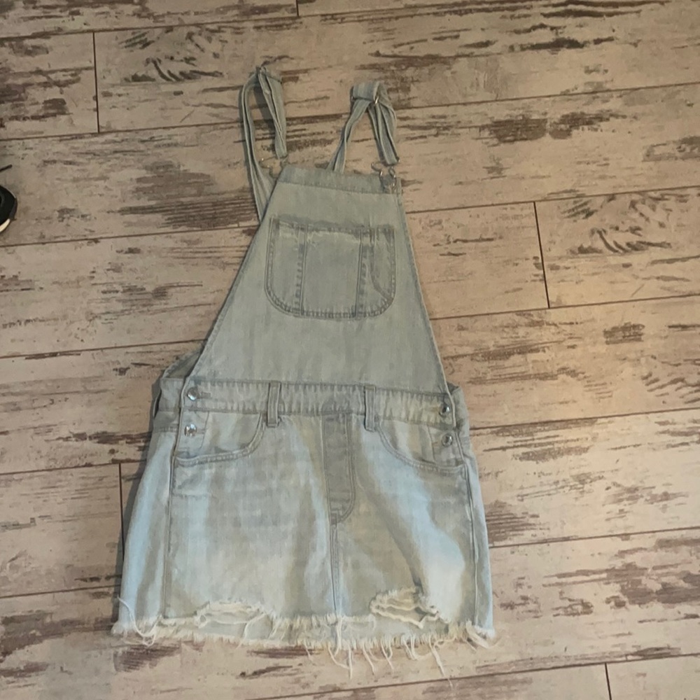 America eagle denim overall dress